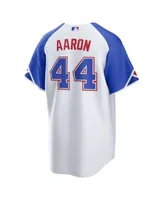 Authentic Jersey Atlanta Braves Home 1974 Hank Aaron - Shop