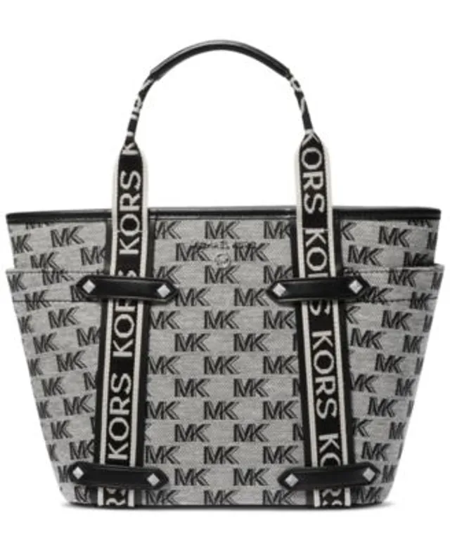 DKNY Tilly Logo Convertible Strap North South Tote - Macy's