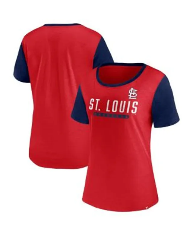 Touch St. Louis Cardinals Women's Red Free Agent Long Sleeve T-Shirt