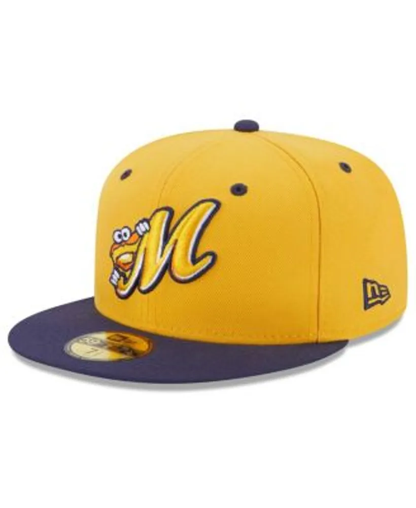 New Era White Salt Lake Bees Alternate Logo Authentic Collection 59FIFTY Fitted Hat