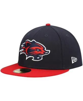 Men's New Era Navy Pensacola Blue Wahoos Authentic Collection Team Game 59FIFTY Fitted Hat