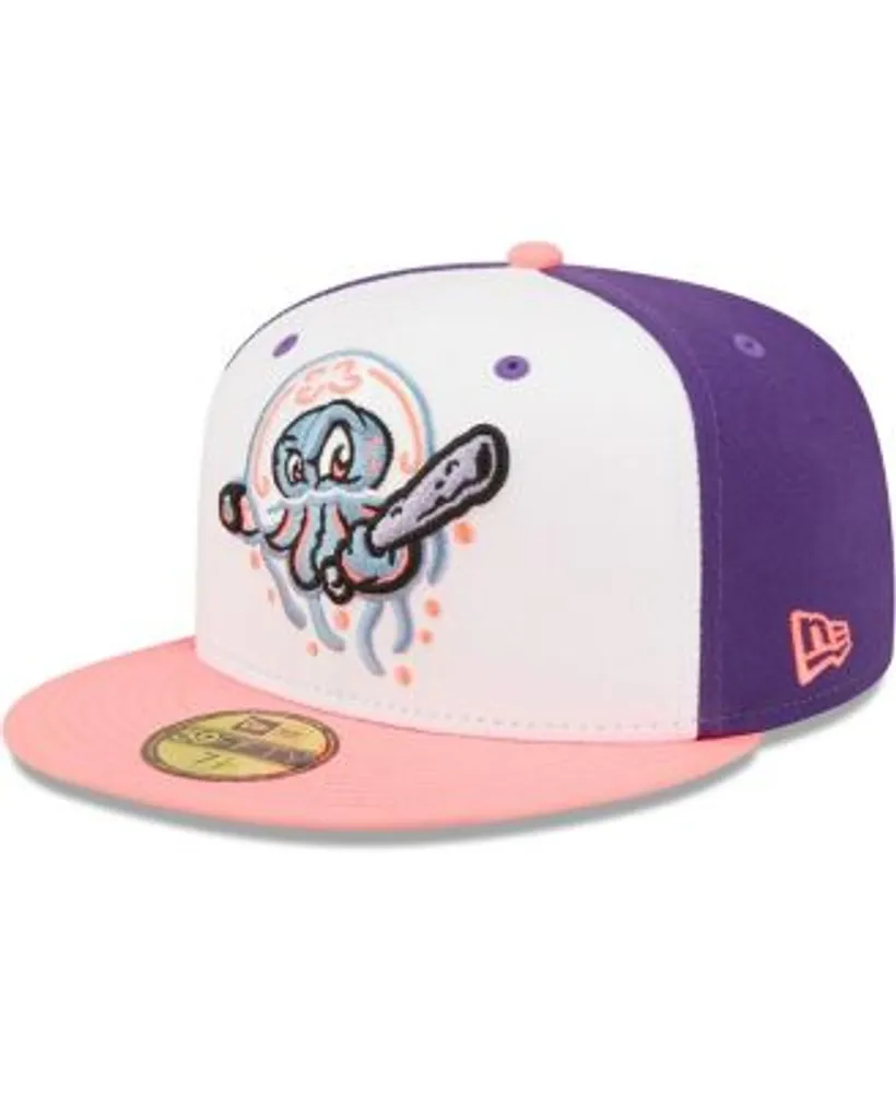 Men's Medusas de Jersey Shore New Era White/Pink Copa De La Diversion  59FIFTY Fitted Hat