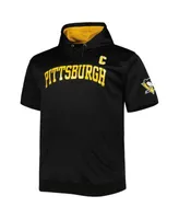 Men's Pittsburgh Steelers Fanatics Branded Black Big & Tall Front Runner Pullover  Hoodie