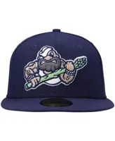 Men's New Era Navy Pensacola Blue Wahoos Authentic Collection Team Game 59FIFTY Fitted Hat