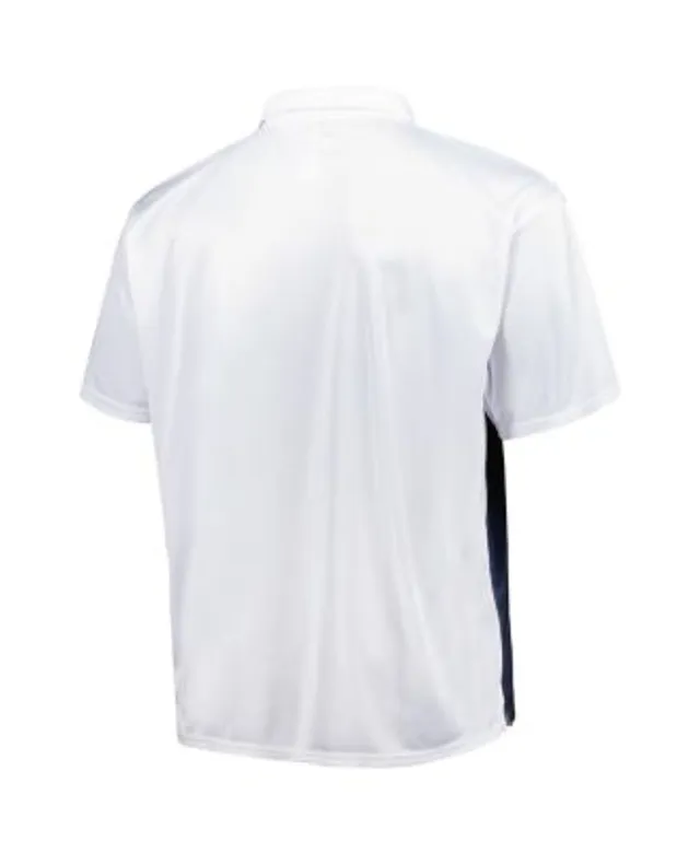 Profile Men's White, Navy Houston Astros Big and Tall Sublimated Polo Shirt