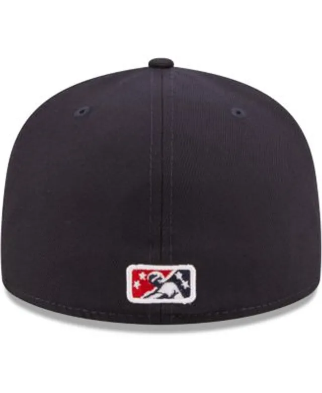 Worcester Red Sox New Era Navy Classic W On-Field 59FIFTY Hat 8