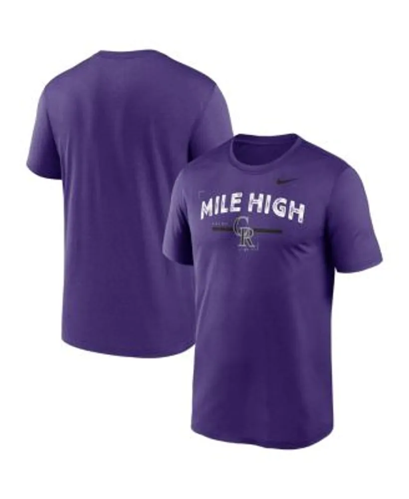 Nike Men's Purple Colorado Rockies Local Legend T-shirt
