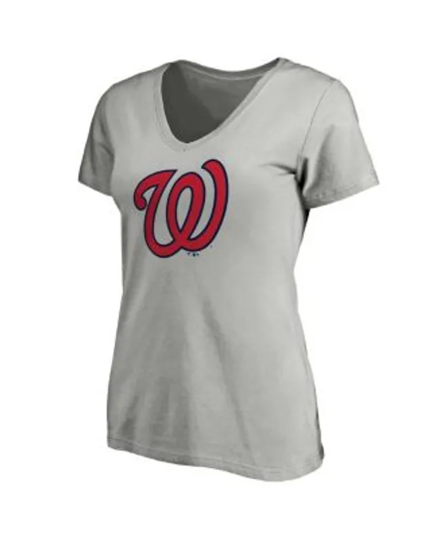 Washington Nationals Fanatics Branded Official Logo T-Shirt - Red