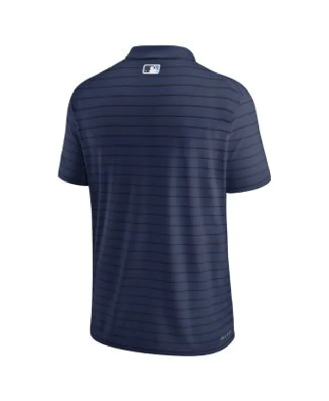 Nike Men's White, Black Tampa Bay Rays Rewind Stripe Polo Shirt