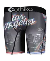 Ethika Youth Boys Black LA Clippers City Edition Boxer Briefs