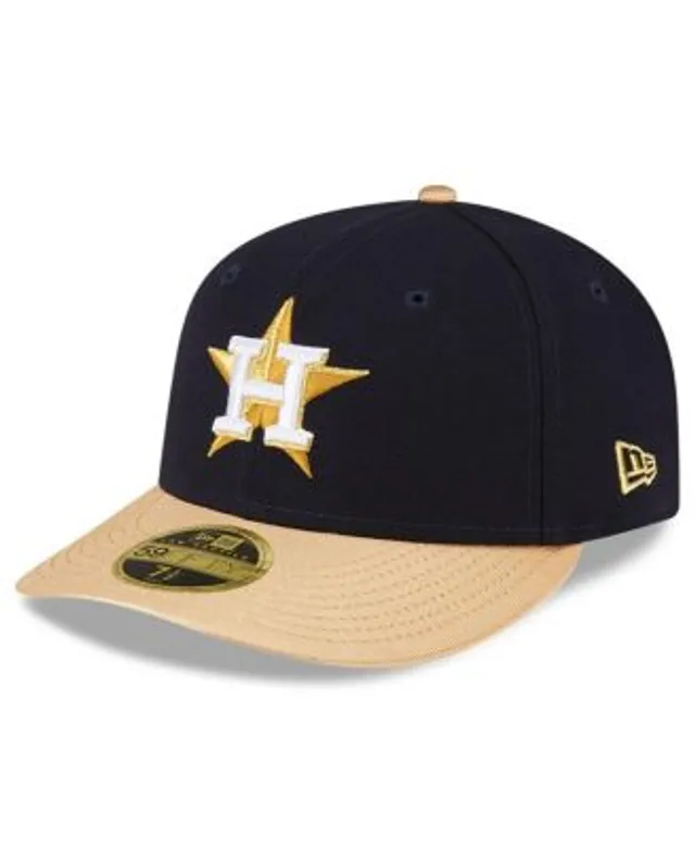 Houston Astros New Era Navy 2023 Gold Collection Low Profile 59FIFTY Fitted  Hat