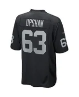 Nike Men's Gene Upshaw Black Las Vegas Raiders Game Retired Player Jersey