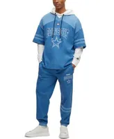 Boss Men's Boss x NFL Cotton-terry Sweatshirt - Dallas Cowboys Blue - Size Medium