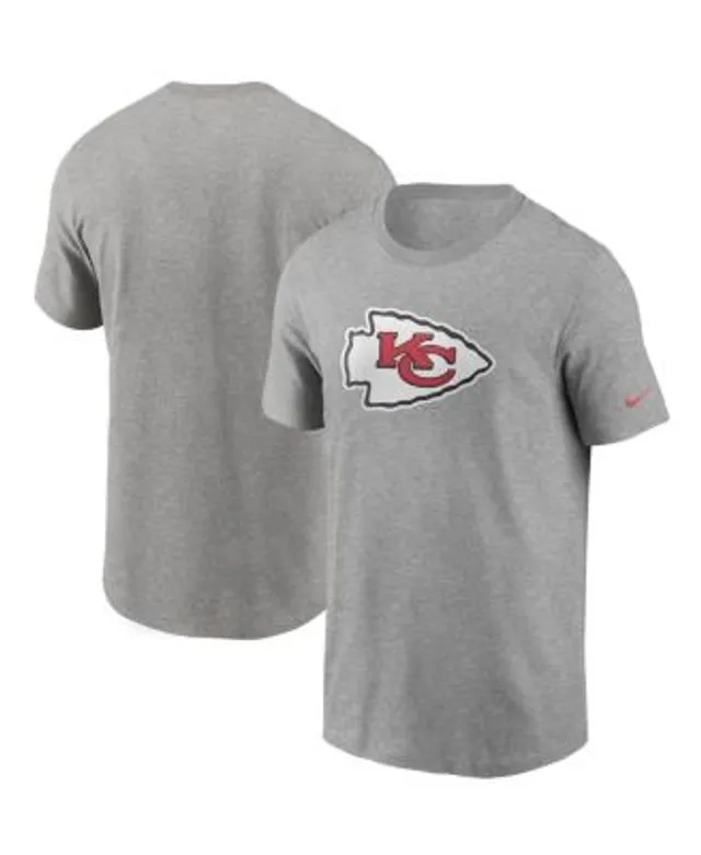 Men's Fanatics Branded Red/Heathered Gray Kansas City Chiefs Colorblock T-Shirt