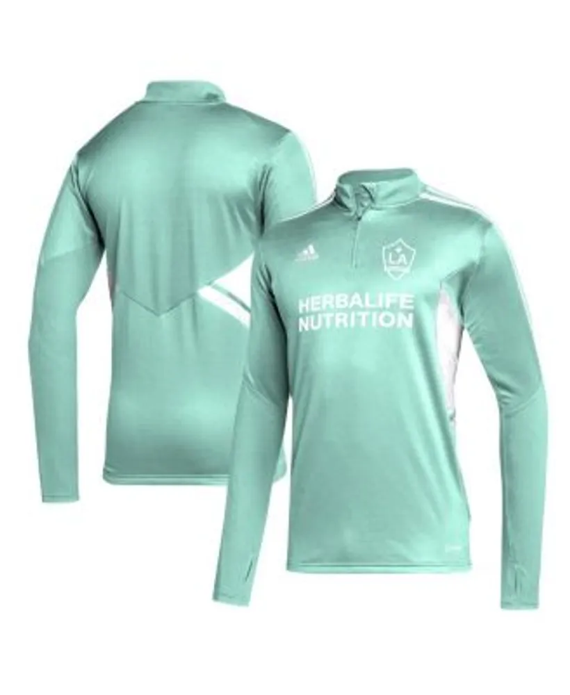 Adidas Men's Gray LAFC 2023 On-Field AEROREADY Quarter-Zip Training Top