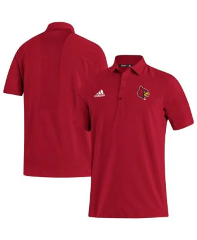 Adidas Men's Red Louisville Cardinals Coaches Polo Shirt