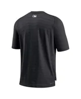 Men's Nike Black Colorado Rockies Authentic Collection Team Performance T- Shirt