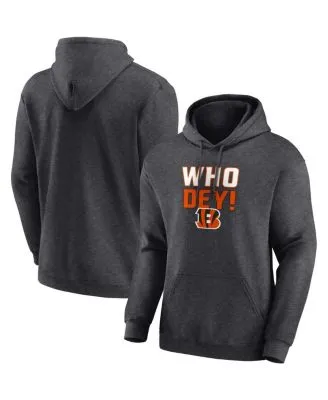 Nike Men's Cincinnati Bengals 'Who Dey' Black Pullover Hoodie