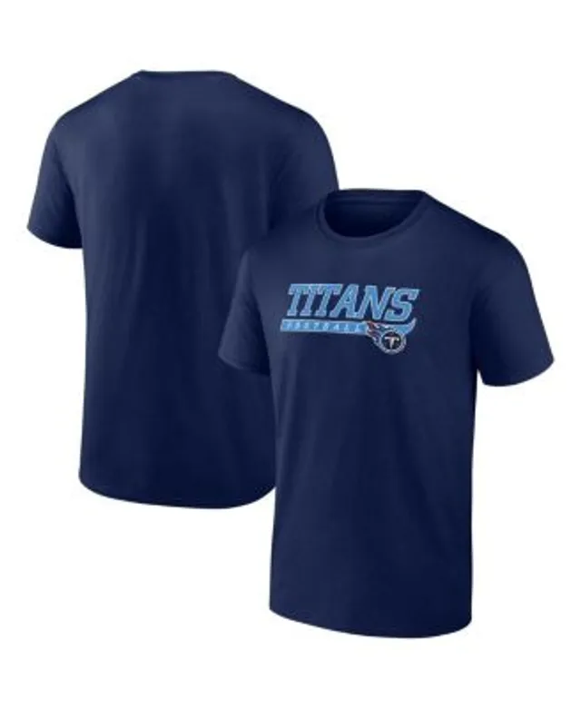 Lids Tennessee Titans Fanatics Branded On Side Stripe Long Sleeve T-Shirt -  Navy