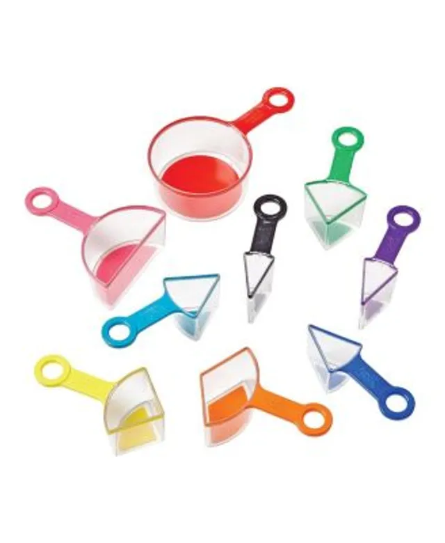 Rainbow Fraction® Measuring Cups - 10 Pieces