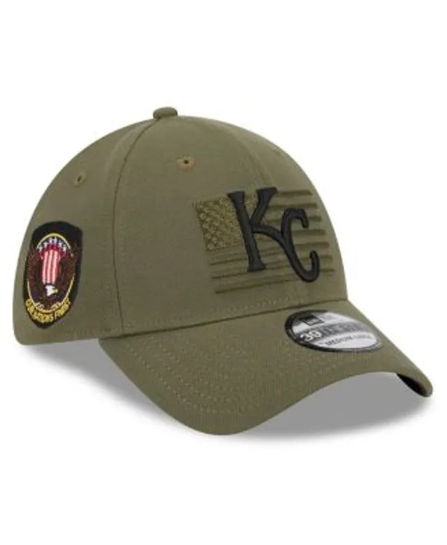 New Era Men's Green Kansas City Royals 2023 Armed Forces Day 39THIRTY Flex  Hat