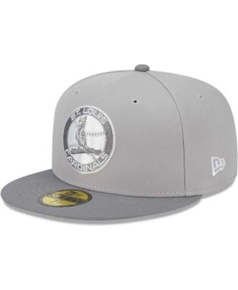 New Era Men's St. Louis Cardinals Clubhouse Gray 59Fifty Fitted