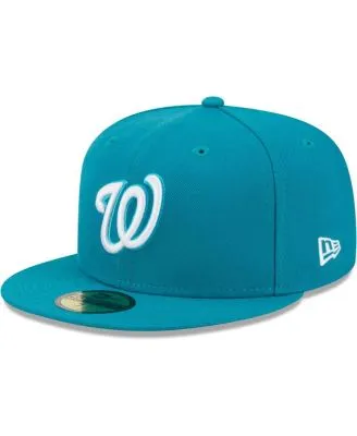 Lids Washington Nationals New Era 59FIFTY Fitted Hat - Turquoise