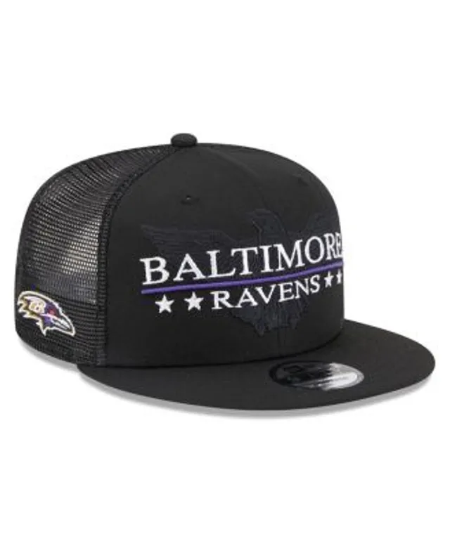 Baltimore Ravens ONFIELD SIDELINE ROAD Black Fitted Hat