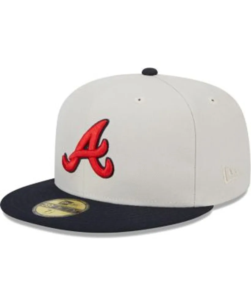 Men's New Era Navy Atlanta Braves Primary Logo 9FIFTY Snapback Hat