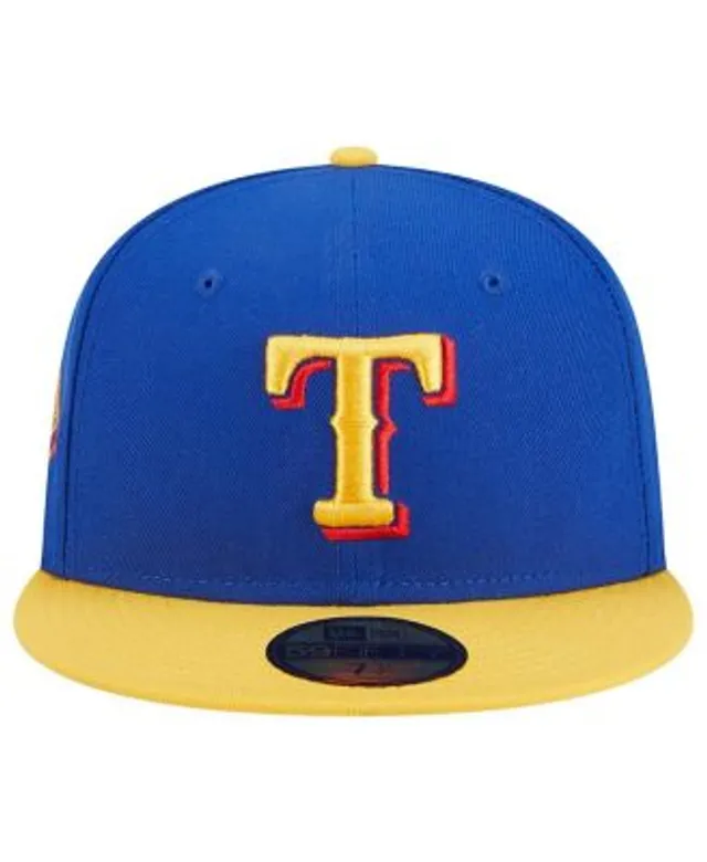 New Era Texas Rangers Black Primary Logo Basic 59FIFTY Fitted Hat