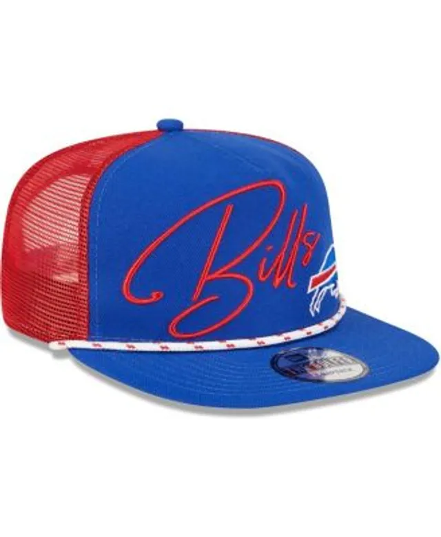 Youth Buffalo Bills Mitchell & Ness Black/Royal Team Script Snapback Hat