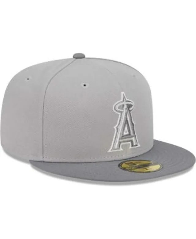 New Era Men's New Era Light Blue/Navy Los Angeles Angels Green Undervisor  59FIFTY Fitted Hat