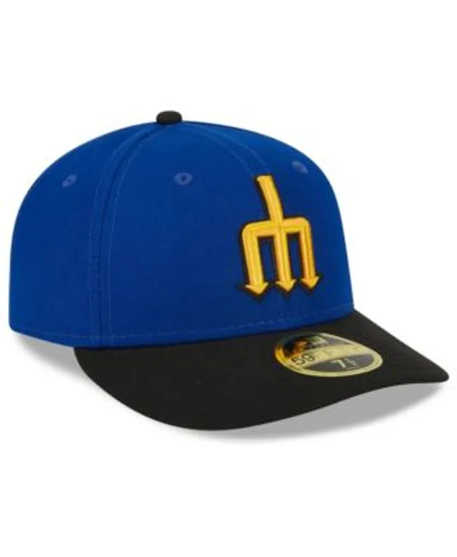 Men's New Era Royal/Black Seattle Mariners 2023 City Connect 59FIFTY Fitted Hat