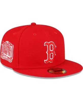 Boston Red Sox New Era Logo 59FIFTY Fitted Hat - Grape