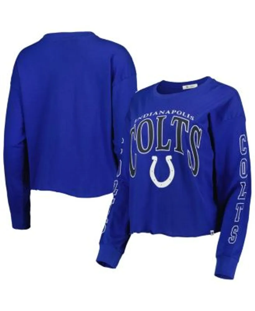 Buffalo Bills Cropped Sweatshirt Size Small Wlmens Blue 47