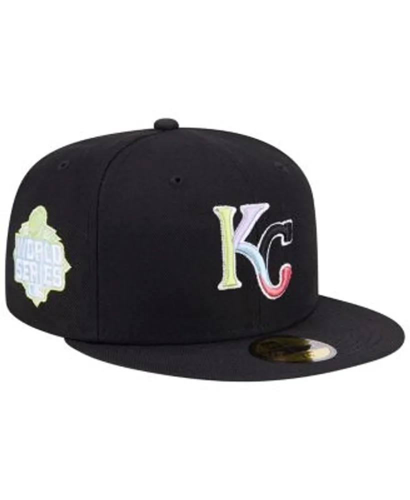 kansas city royals fitted hat side patch