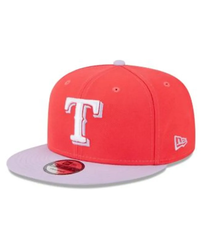 Texas Rangers New Era Spring Color Basic 9FIFTY Snapback Hat - Light Blue