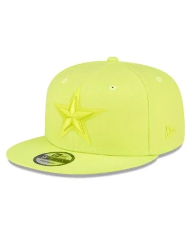 Men's Light Blue and Neon Green Los Angeles Dodgers Spring Basic Two-Tone  9FIFTY Snapback Hat