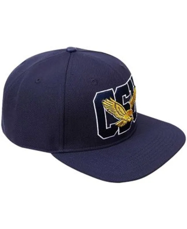 Men's Pro Standard Navy Jackson State Tigers Evergreen Mascot Snapback Hat