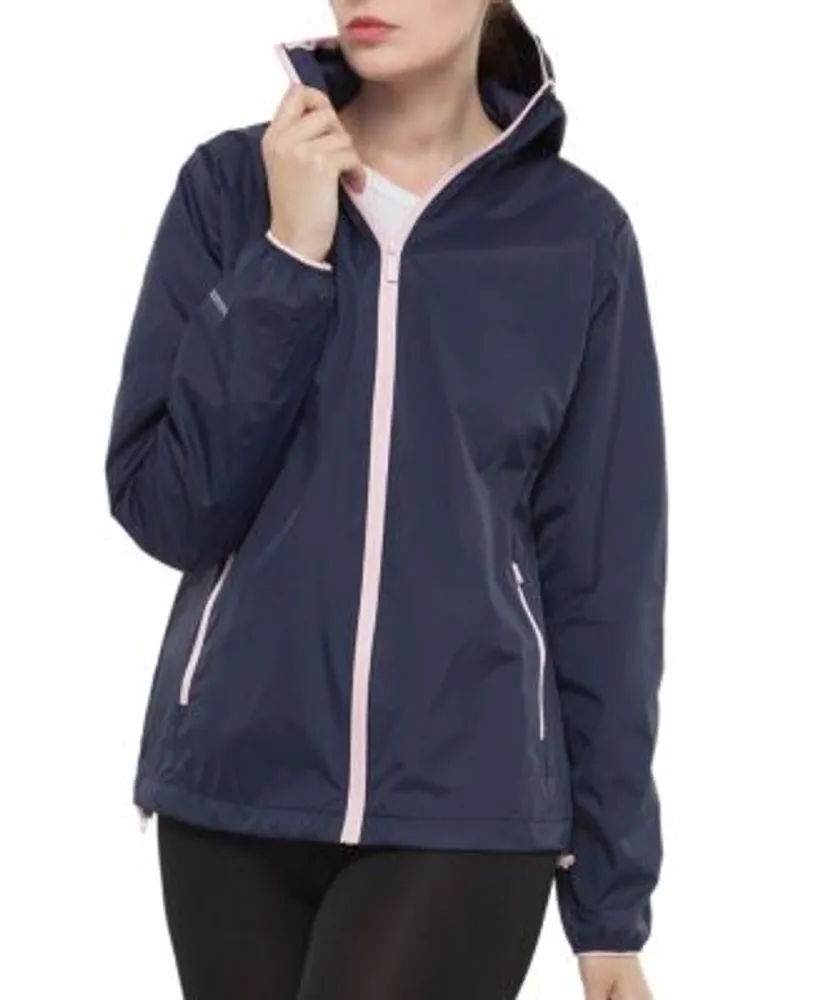 Dallas Cowboys Mitchell & Ness Women's Galaxy Full-Zip Windbreaker Hoodie  Jacket - Navy