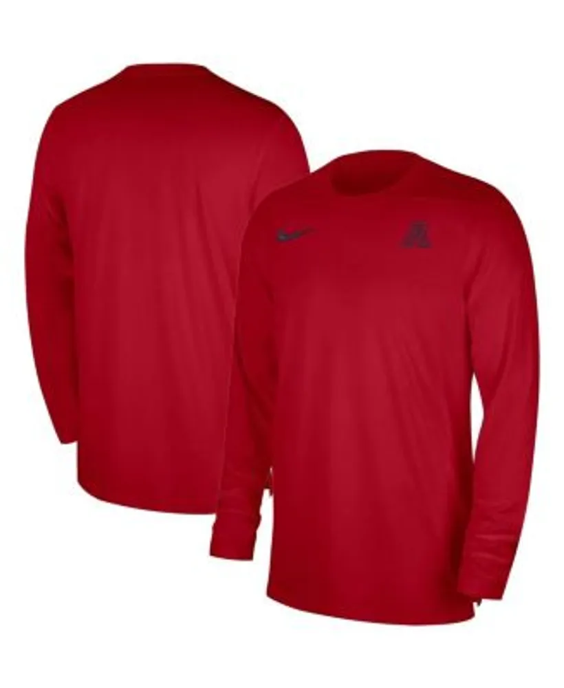 Men's Nike White Arizona Wildcats Ball In Bench Long Sleeve T-Shirt