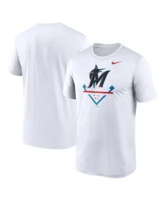 Women's Miami Marlins Nike Red City Connect Wordmark T-Shirt