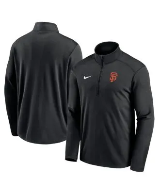 Nike Men's Brown San Diego Padres Authentic Collection Game Time  Performance Half-Zip Top