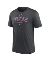 Nike Men's Heather Red Texas Rangers Authentic Collection Early