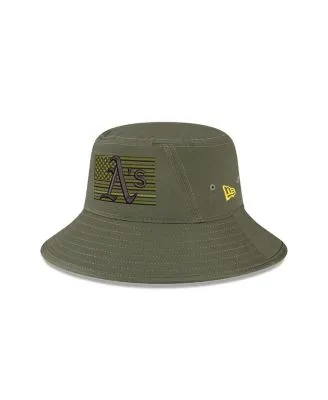 47 Brand MLB Oakland Athletics bucket hat in white with green