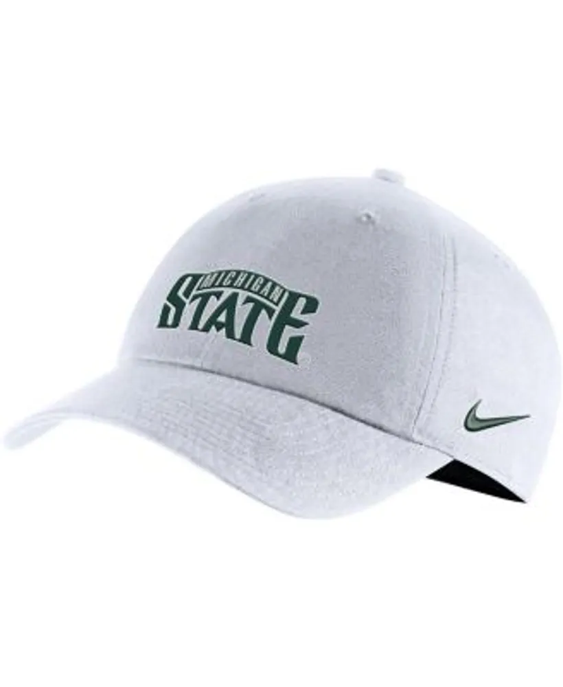 Men's Nike White Michigan State Spartans Heritage 86 Adjustable