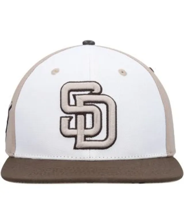 Men's Detroit Tigers Pro Standard White/Brown Chocolate Ice Cream Drip  Snapback Hat