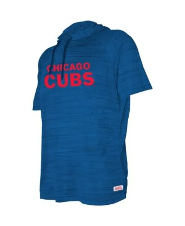 Stitches Chicago Cubs Royal/Red Team Pullover Hoodie