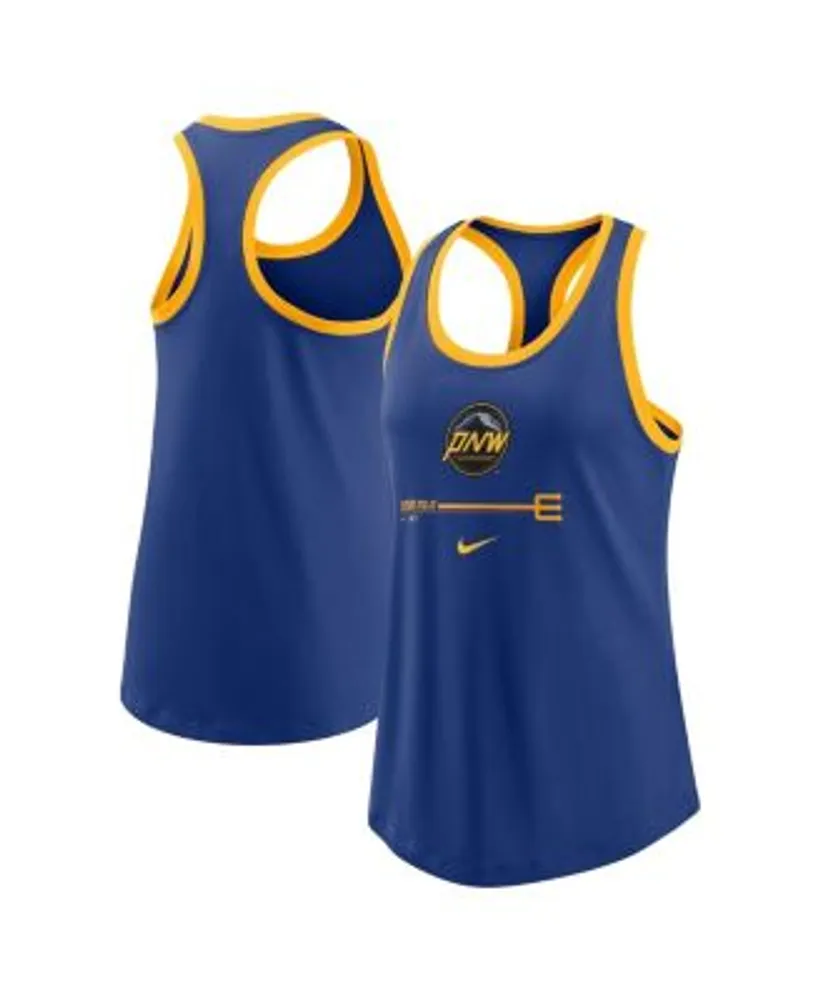 Nike Women's Royal, Gold Seattle Mariners 2023 City Connect Racerback Tank  Top