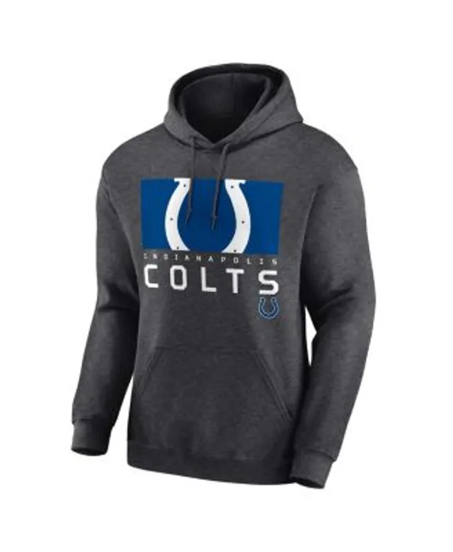 Indianapolis Colts Starter Extreme Pullover Hoodie - Royal/Heather